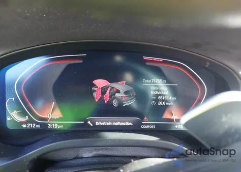 2022 BMW X3 Sdrive30I z USA, uszkodzony, nr VIN 5UX43DP02N9K86201